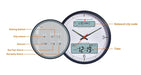 Round Wall Azan Clock - Muslim Lifestyle Marketplace | esouq.co